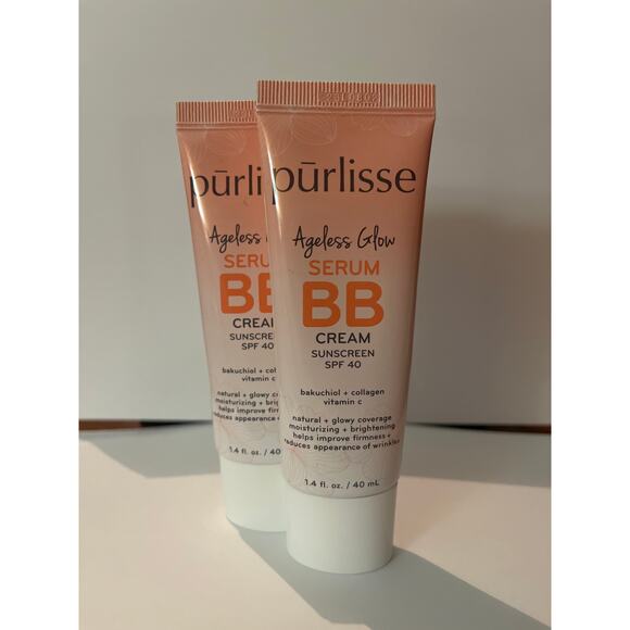 Purlisse, Ageless Glow Serum BB Cream Sunscreen SPF 40 - Bundle of TWO (2) - Picture 1 of 3